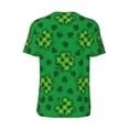 thumbnail image 3 of Balery St Patrick's Day5 Baseball Jersey for Men Casual Button Down Shirts Short Sleeve Active Team Sports Uniform-XX-Large, 3 of 9