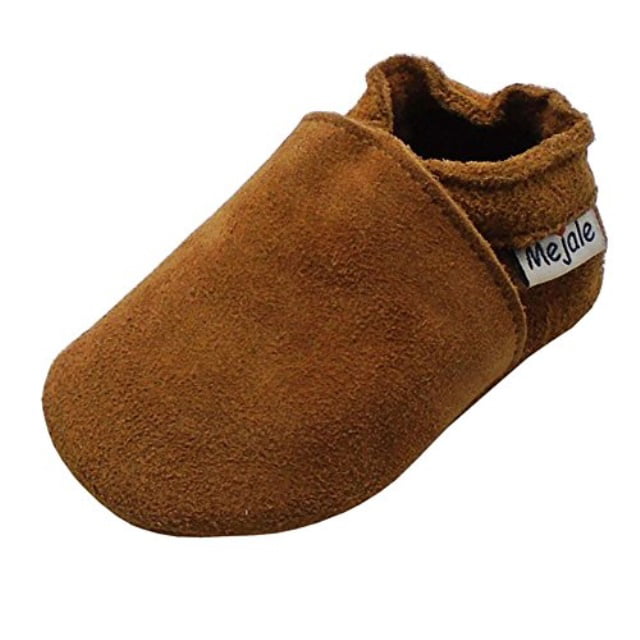 baby leather slip on shoes