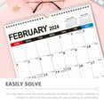 thumbnail image 4 of SHISUYAN Monthly Calendar Holiday Wall Calendar Appointment Hanging Calendar for Home, 4 of 9