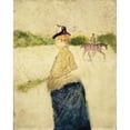 thumbnail image 2 of Henri de Toulouse-Lautrec 15x18 Black Ornate Wood Framed Double Matted Museum Art Print Titled - Emilie (Late 1890s), 2 of 5