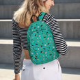 thumbnail image 5 of Balery Sushi (3) Mochila Clásica Impresa Básica para Viaje, Mochila Escolar Resistente al Agua, Mochila de Lona con Correas Ajustables-Medium, 5 of 5