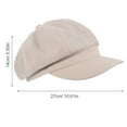 thumbnail image 2 of Wenliwode Women Beret Hat Decorative Beret Retro Cap Clothing Accessory For Party Outdoor, 2 of 5