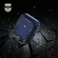 thumbnail image 3 of JTCASES Compatible with AirPods 1st & 2nd Case, Full-Body Rugged Hard PC Protective Cover with Keychain Shockproof Designed for AirPods 1st & 2nd, Gold, 3 of 9