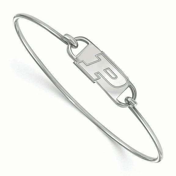 Women's Purdue Boilermakers Sterling Silver Wire Bangle