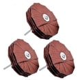 thumbnail image 2 of LINE10 Tools 4-inch Sanding Mop Kit, Moulding Flap Wheel Sander for Drill, 80, 120, 240 Grit Mop Sanders Brush, 1/4" Shank, Abrasive Flapper Sander for Woodworking, Contours, Finishing, Pack of 3, 2 of 8