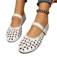 thumbnail image 7 of Willtoo Mary Jane Shoes Women, Hollow Flats for Women, Ballet Flats Shoes Round Toe Mary Jane Flats, Ankle Strap Spring Summer Shoes Dressy Comfortable, 7 of 7