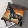 thumbnail image 7 of nygtbtfer Set of 2 Throw Pillow Covers Running Simply Creative Animal Night Decorative Pillow Cases Home Decor Square Pillowcases White, 7 of 7