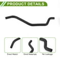 thumbnail image 4 of Manguera de calefacción HVAC Unique Bargains para Toyota Camry Solara 2.4L 2002-2006 No.8724533460 Goma, 4 of 7