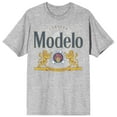 thumbnail image 2 of Modelo Beer Logo Men's Gray T-Shirt Tee Shirt-XX-Large, 2 of 3