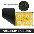 thumbnail image 6 of Sunflower Spring Decorative Kitchen Rugs Set of 2,Spring Summer Flowers Kitchen Rugs and Mats Non Skid Washable Rubber Backing 17"x47"+17"x30", 6 of 6