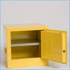 Eagle 1901 Flammable Liquid Storage Cabinets - Yellow One Door Manual One Shelf