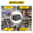 thumbnail image 2 of VEVOR Drill Bit Dispenser Cabinet Three-Drawer Organizer A to Z 27-Compartment, 2 of 9