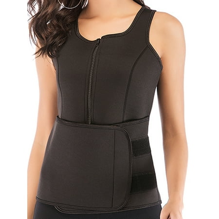 

Youloveit Women s Waist Sports Weat Steaming Sauna Vest Coach Belt Corset Fitness Weight Loss Neoprene Body Shaper Adjustable Shaping Sports Vest