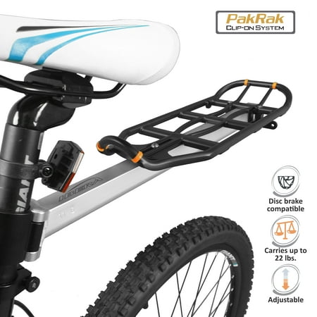 Ibera USA Ibera Bike PakRak Rear Seat Post Mount Commuter Carrier (Best Seat Post Bike Rack)