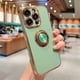 thumbnail image 3 of Luxury Magnetic Plating Silicone Case For iPhone 15 14 13 12 11 Pro Max XS XR 7 8 Plus SE 2020 2022 Full Covers With Ring Holder, 3 of 5