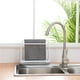 thumbnail image 3 of Wosthever Varillas dobles, estante de baño, estante de almacenamiento de esponja, soporte de limpieza de cocina, escurridor de cocina para paño de jabón Cocina y Comedor gris blanco Wosthever HA026514-02, 3 of 6