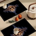 4pcs, Teepee Mandala placemats, fashion print pattern table mat, for