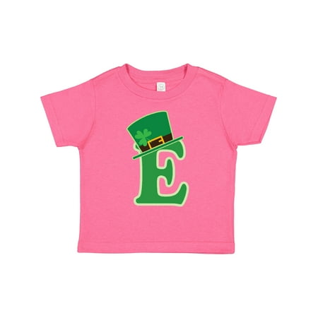

Inktastic Irish St Patricks Day Letter E Monogram Gift Toddler Boy or Toddler Girl T-Shirt