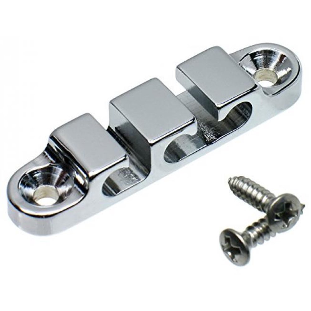 Hipshot 405200C 3String Retainer/String Guide for Bass CHROME with