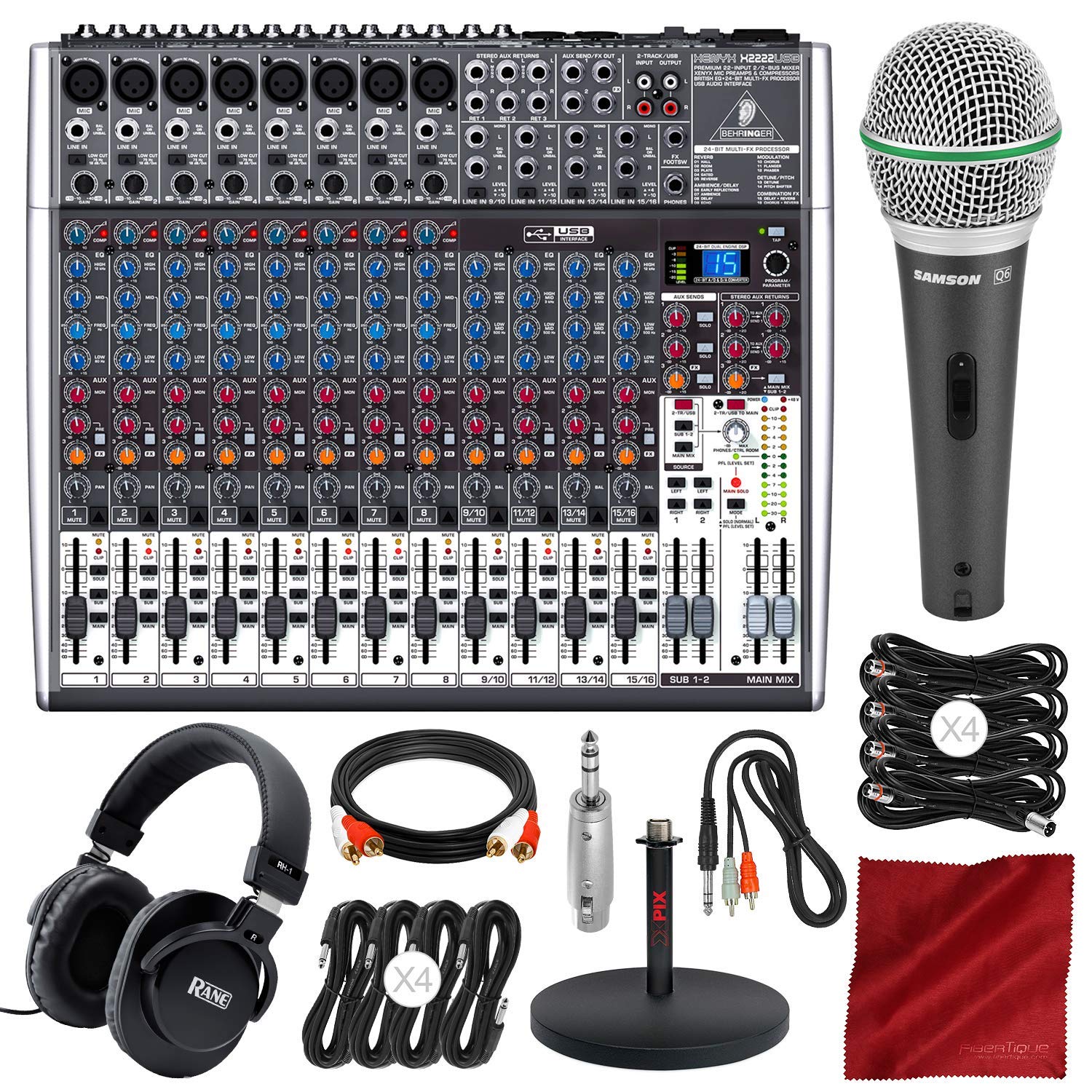 How do i setup behringer xenyx q802usb mixer loxarocket