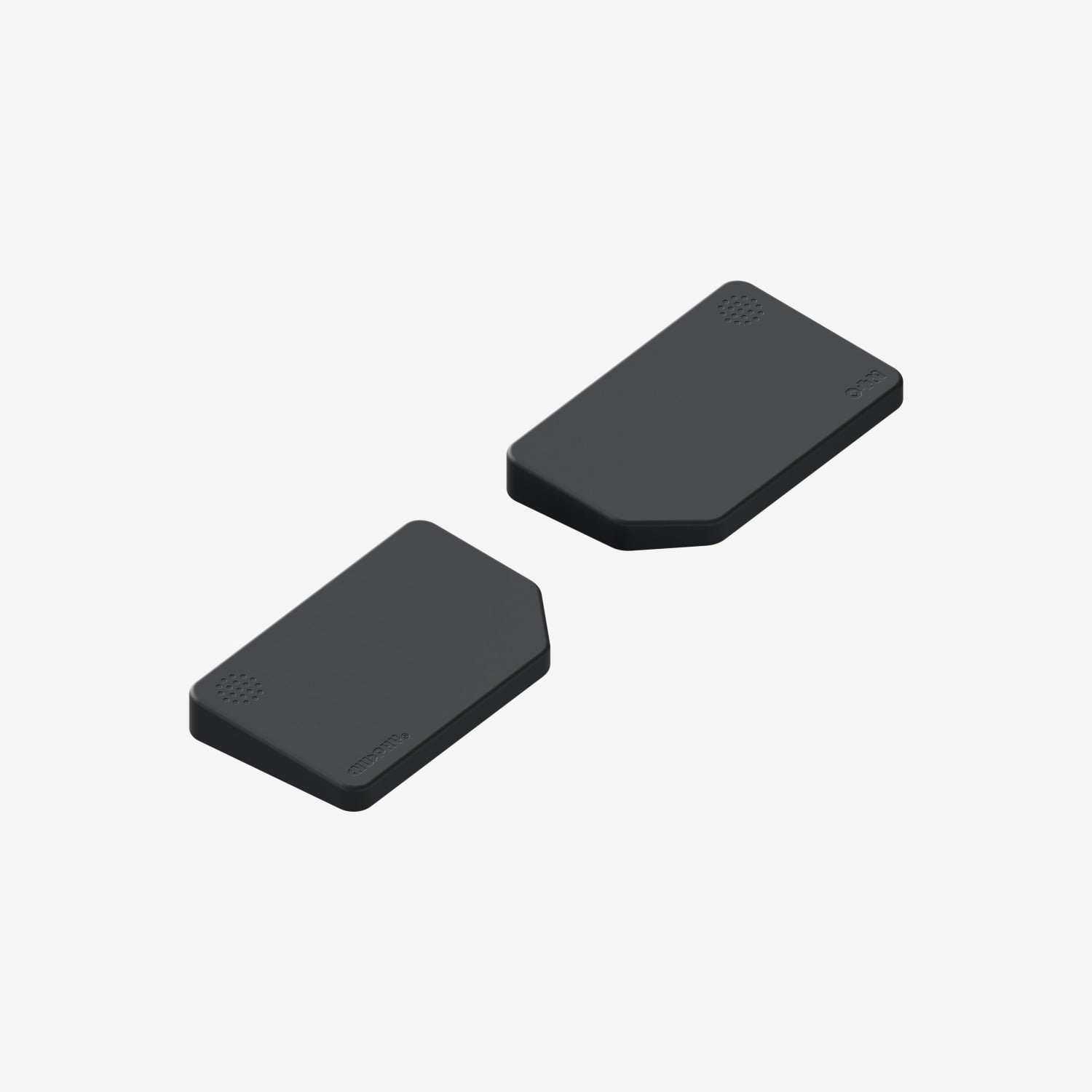 Split Two‑Section Wrist Rest for Mechanical Keyboard, Ergonomic Plastic Wrist Pad for High and Low Profile Keyboards