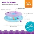 thumbnail image 6 of Catstages Race N' Chase Track Interactive Cat Ball Track Toy with Catnip Diffuser, Purple, 6 of 6