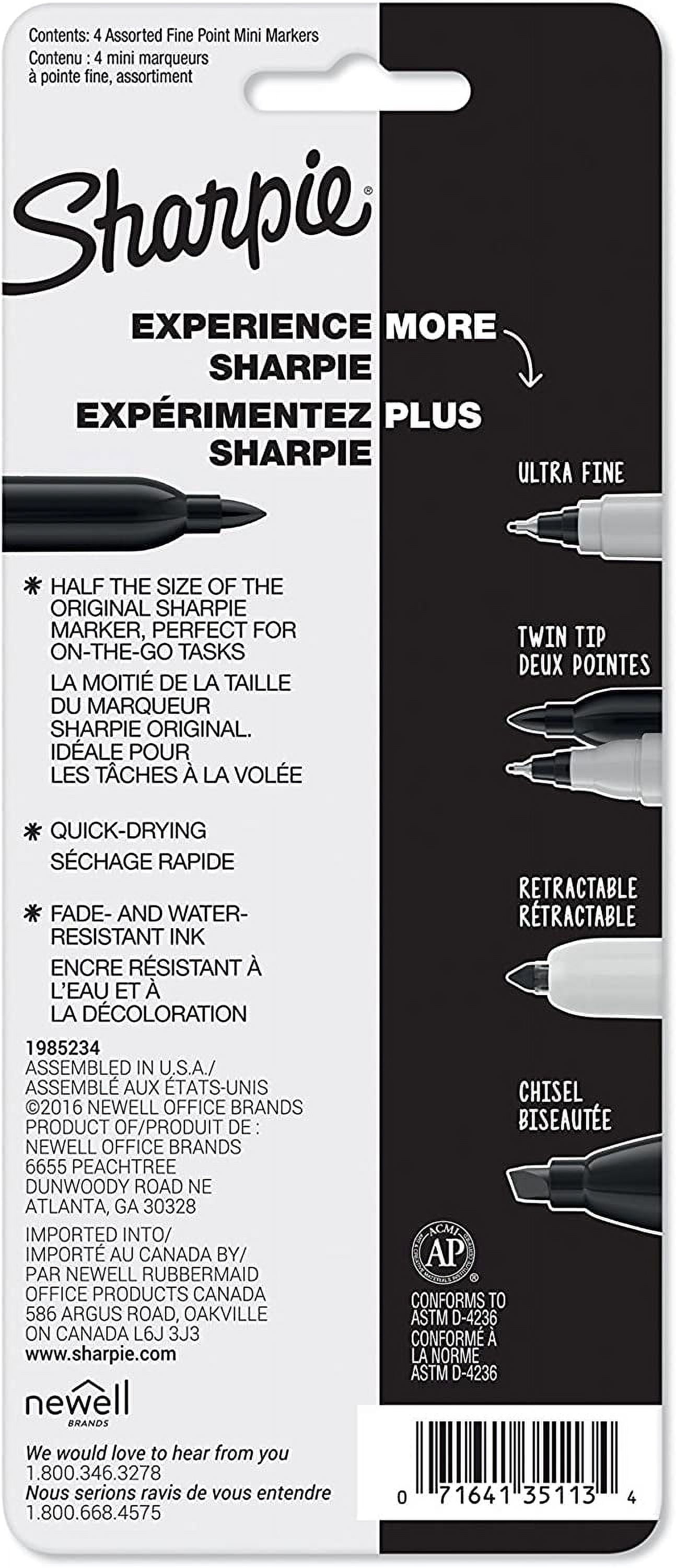 Mini Black Sharpie – Elite First Aid – Detachable Top and Cap