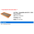 thumbnail image 2 of Air Filter - Compatible with 2013 - 2018 Nissan NV200 2014 2015 2016 2017, 2 of 2