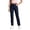 B-Dark Blue, variant on Girls' School Uniform Stretch Jegging Pant Elastic Waist Pull-On Dress Clothes