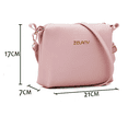 thumbnail image 4 of Set  De Bolsas Bandolera Mujer Cosmetiquera Cartera Rosa, 4 of 4