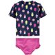 thumbnail image 4 of Simple Joys by Carter's - Juego de 2 piezas para ni&ntilde;as peque&ntilde;as, color azul marino/rosa, puntos/paletas, 5T, 4 of 4