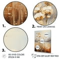 thumbnail image 3 of Designart "Minimalist Meadow In Beige And Grey" Meadow Floater Framed Wall Decor, 3 of 5