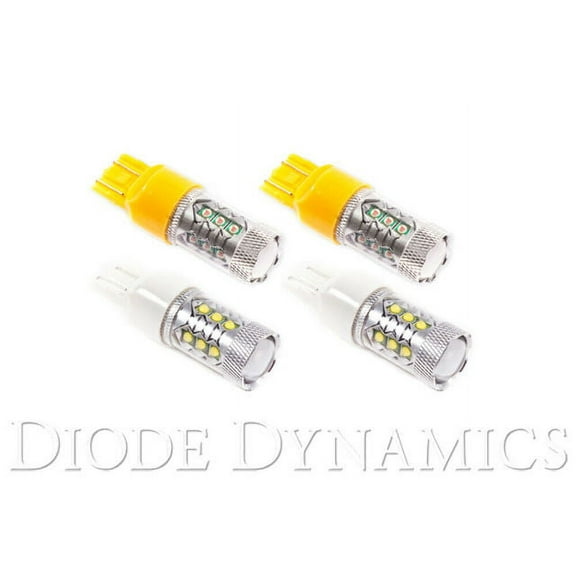 Diode Dynamics JL Wrangler Front Turn Stage 2 (7443 LED Bulb XP80 White and