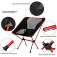 thumbnail image 2 of BIRLON Camping Chair, Red Outdoor Portable Foldable Chair, 2 of 8