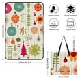 thumbnail image 2 of Mid Century Modern Christmas Floral Design Outdoor Picnic Blanket, Foldable Waterproof Beach Mat, Portable Beach Blanket for Beach Camping, Hiking, Family Concerts, 2 of 8
