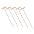 thumbnail image 4 of SWETRACE 5pcs Miniature Garden Tools Assorted Color Wood Sand Smoothing Garden Design Sandbox Accessories, 4 of 8