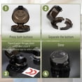 thumbnail image 3 of Stove Knob Safety Covers for Gas Stove and Oven – Child Safety Locks, Baby Proofing, Heat Resistant, Pet Protection(Black 4pack), 3 of 12