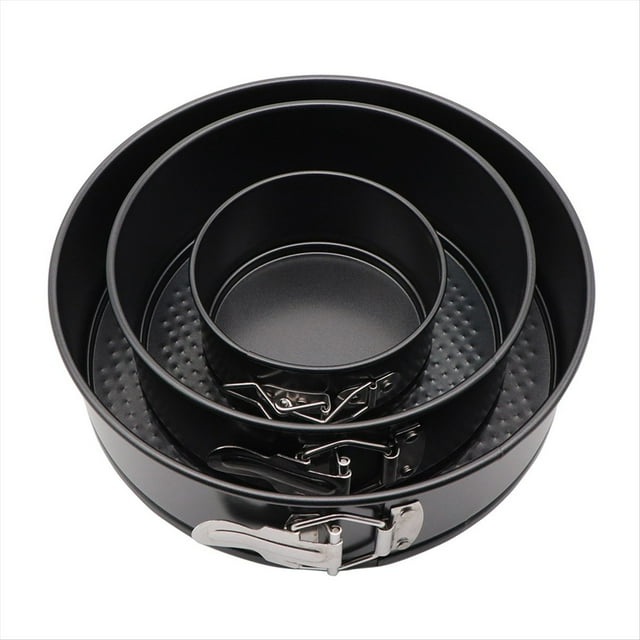 Molde para Hornear de Metal Antiadherente, Accesorios de Cocina, Molde para Hornear Pasteles Redondo con Molde para Pasteles de Acero Al Carbono con Fondo Extraíble