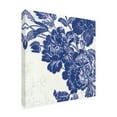 thumbnail image 4 of Trademark Fine Art 'Toile Roses V Indigo' Canvas Art by Sue Schlabach, 4 of 4