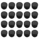 thumbnail image 2 of 30 tapones redondos de plástico para patas de sillas y mesas, protectores de muebles, color negro, 2 of 8