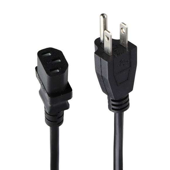 Generic & Mixed (3-Prong/Grounded) Power Supply AC Cables (Mixed Color/Length) (Used)