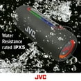 thumbnail image 4 of JVC Illuminated Portable Wireless Speaker with 20W max outputs, Dynamic Sound, Bluetooth 5.0, TWS Capability, USB-C, IPX5, AUX in, up to 5-Hour Battery Life - SPPA5BTB (Black), 4 of 6