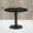 Black, variant on Emma + Oliver 36"RD Walnut Laminate Table Top with 24"RD Base