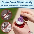 thumbnail image 4 of The Zfit 6-36 Pack Complete Cover Easy Tab Opener New and Improved Beverage Barricade Colorful Drink Can Protector Cap for Soda, Beer, Coke Shields From Bugs, Bees, Dust at the Party, BBQ, Beach, 4 of 8