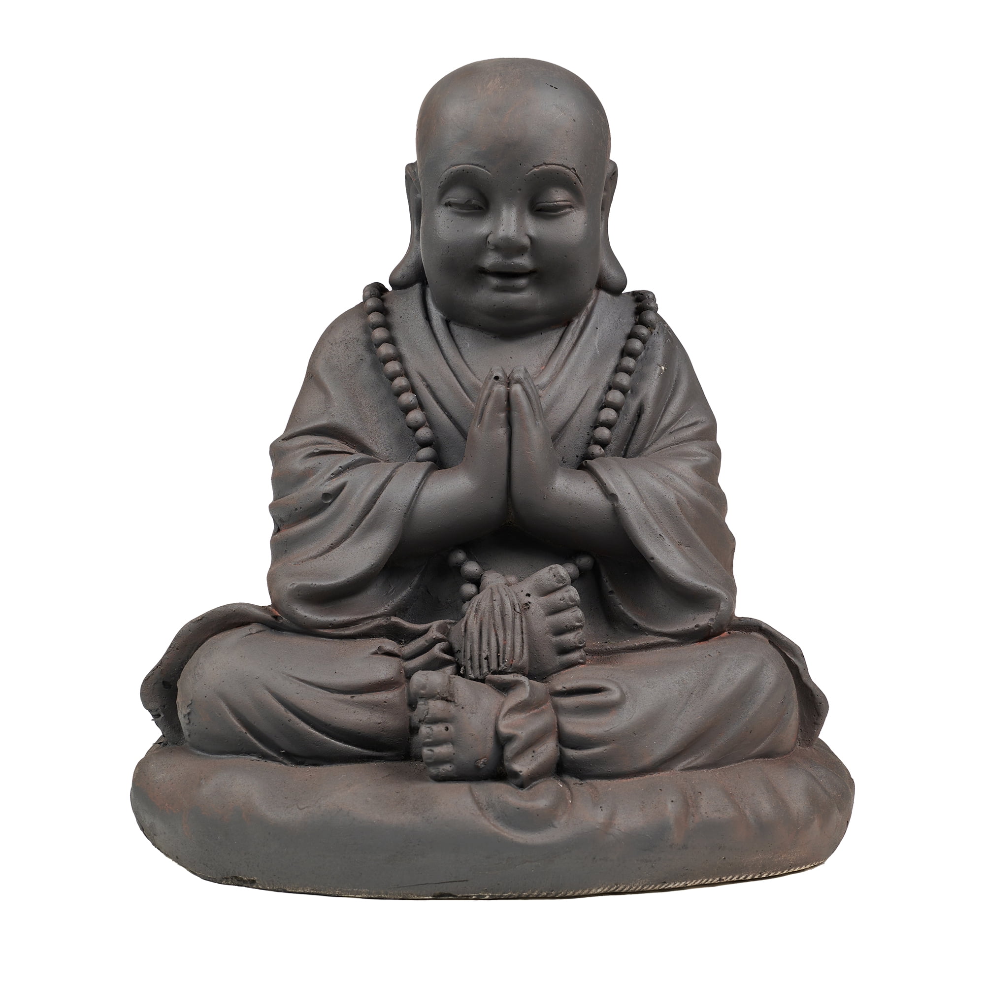 Hi-Line Gift Resin Buddha Sculpture, Black