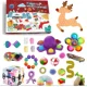 thumbnail image 3 of Calendario de Adviento de Navidad de 24 días, kit de juguetes antiestrés, juguetes blandos para apretar y aliviar el estrés, juguetes para niños con forma de árbol de Navidad, 3 of 5