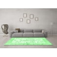 thumbnail image 3 of Ahgly Company Indoor Square Persian Emerald Green Traditional Area Rugs, 5' Square, 3 of 4