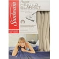 Sunbeam Electric Heated Fleece Blanket, 1 Each
