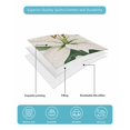 thumbnail image 5 of Lily Flower Full Size Down Alternative Comforter, Lightweight Comforter Quilt Bedding Set with Pillow Shams Nature Botanical Garden Florals Watercolor All Seasons Bed Comforter Duvet Insert 78"x90", 5 of 7