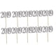 thumbnail image 4 of 10 Piezas Cake Topper, Cake Pick 2019 Moda DIY Papel Cupcake Toppers Selecciones Para año en hogar Plata perfecl Adornos para cupcakes de graduación, 4 of 7